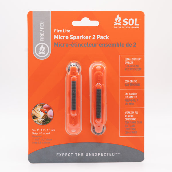 Sol Fire Lite Micro Sparker 2 Pack