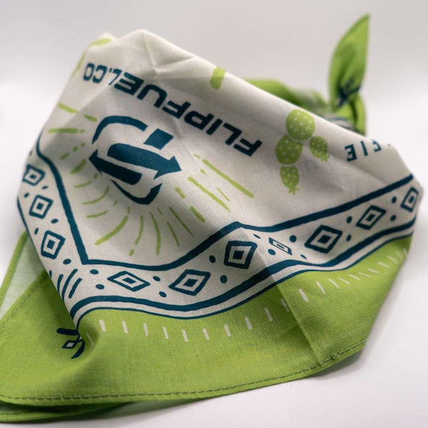 FlipFuel® Arizona Cactus Bandana - Green