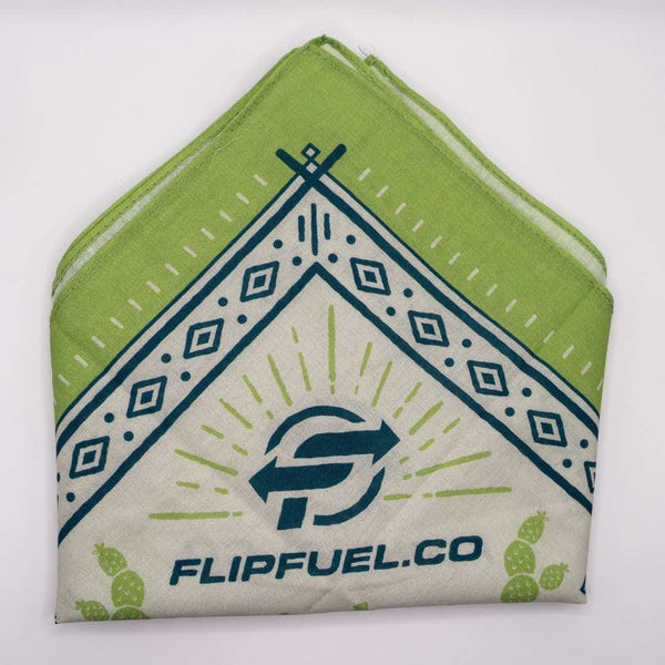 FlipFuel® Arizona Cactus Bandana - Green
