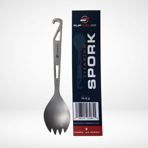 FlipFuel® Titanium Spork