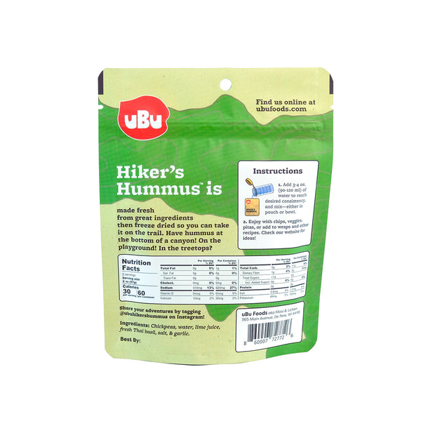Hiker's Hummus by uBu Foods